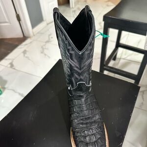 Black Western Leather Boots
